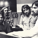John Dillon, Steve Cash, Waylon Jennings, Glyn Johns. (Photo: Ethan Russell)